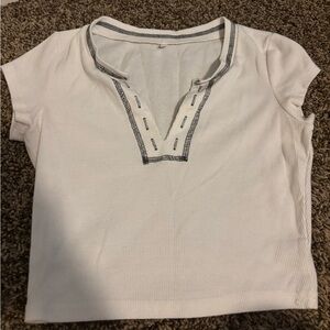 Urban Outfitters White Crop Top